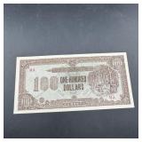 $100 Japanese Government Note