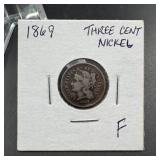 1869 Three-Cent Nickel