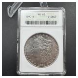 Soapbox 1890 Morgan Silver Dollar