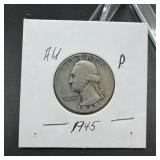 1945 Washington Silver Quarter