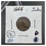 1865 Indian Head Cent