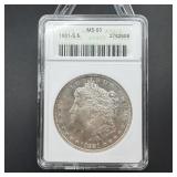 Soapbox 1881-s Morgan Silver Dollar
