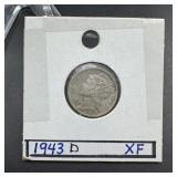1943-D Mercury Silver Dime
