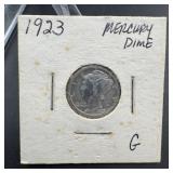 1923 Mercury Silver Dime