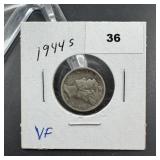 1944-S Mercury Silver Dime