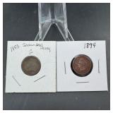 1893 & 1894 Indian Head Cents