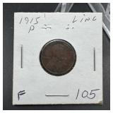 1915 Lincoln Wheat Cent