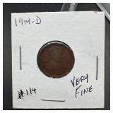 1914-D Lincoln Wheat Cent