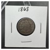 1868 Shield Nickel