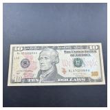 2017 $10 Federal Reserve Note