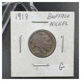 1918 Buffalo Nickel