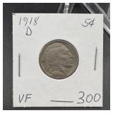 1918-D Buffalo Nickel