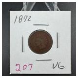 1872 Indian Head Cent