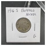 1916-S Buffalo Nickel