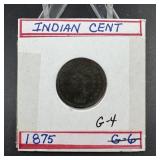 1875 Indian Head Cent