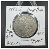 1883-s Morgan Silver Dollar
