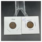 Lot of Lincoln Wheat Cents Including 1909 & 1920 C