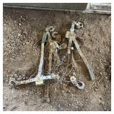 Three 2-ton Cable Come-alongs - 3 Heavy-duty 2-ton