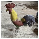 Metal Rooster Yard Art - 40 Inches Tall