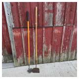 Garden Hoe & 6-inch Scraper