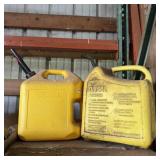 Two 5-gallon Diesel Fuel Cans