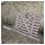 Wooden Farm Gate With Post