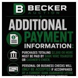 Additional Payment Information: Purchases Totaling