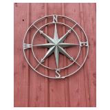 Large Metal Directional Sign - 32 Inches Wide