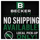 NO Shipping Available! Local Pick-Up ONLY!