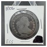 1806 Draped Bust Half Dollar