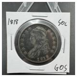 1818 Capped Bust Half Dollar