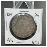 1825 Capped Bust Half Dollar