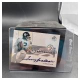 TERRY BRADSHAW AUTOGRAPH CARD