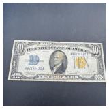 1934-a $10 North Africa Silver Certificate