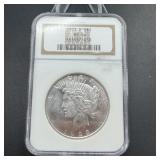 1923-d Peace Silver Dollar Ngc Ms64