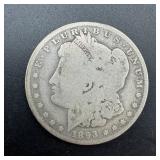 1893 Key Date Morgan Silver Dollar