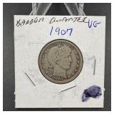 1907 Barber Quarter