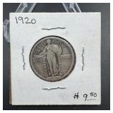 1920 Standing Liberty Silver Quarter