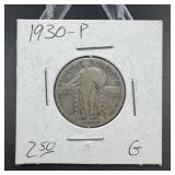 1930 Standing Liberty Silver Quarter