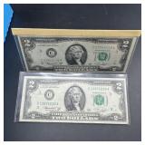 Two 1976 $2 Notes