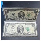 Two 1976 $2 Notes