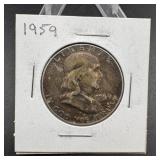 1952-D Franklin Silver Half Dollar
