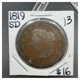 1819 Large Cent