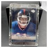 PHIL SIMMS AUTOGRAPH CARD