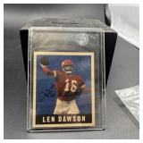 LEN DAWSON AUTOGRAPH CARD