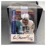 EARL MORRELL AUTOGRAPH CARD