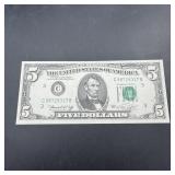 1974 $5 Federal Reserve Note