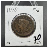 1848 Large Cent