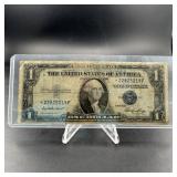 1935e $1 Silver Certificate Star Note No Motto