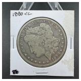 1880-CC Morgan Silver Dollar